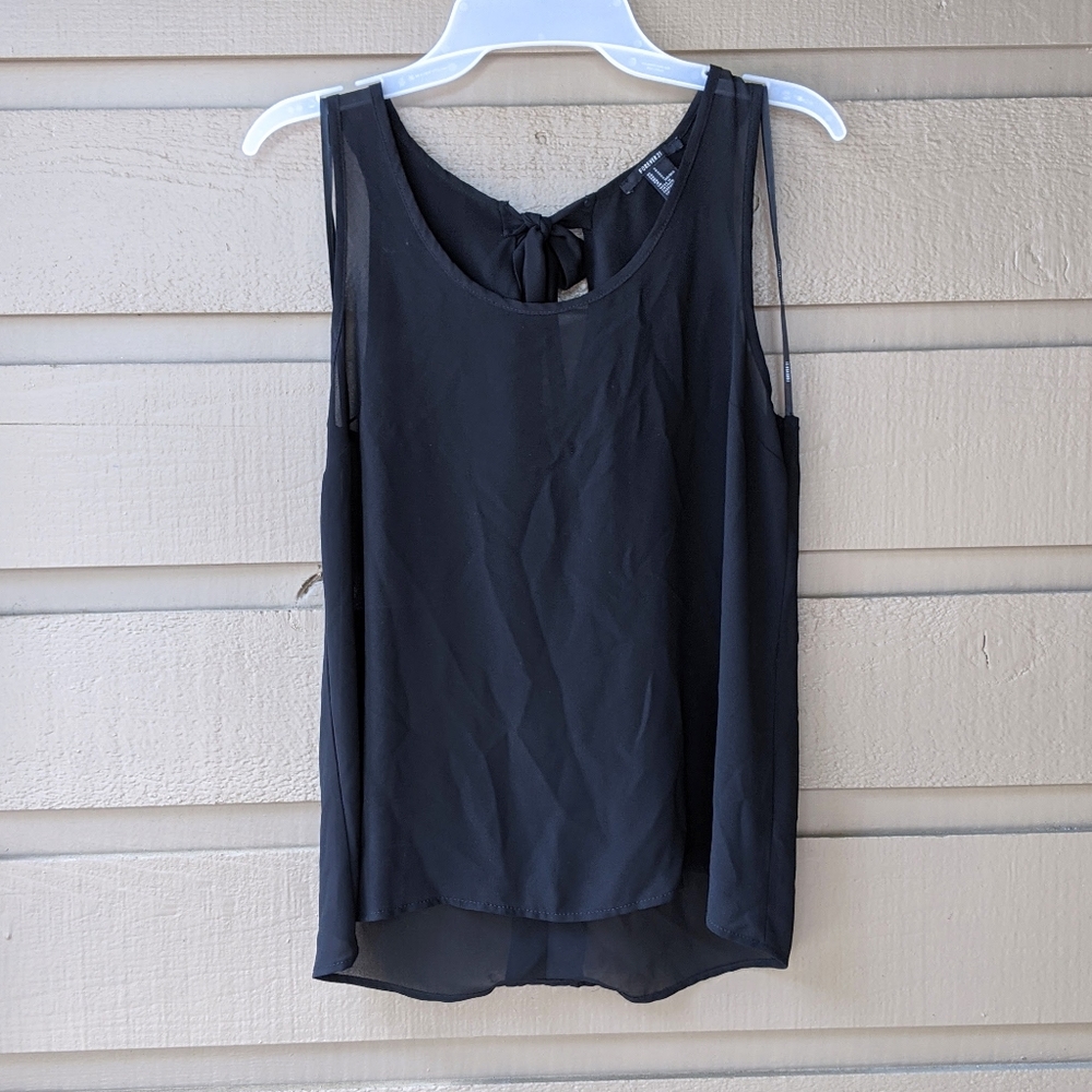 Forever 21 Black Sheer Blouse
